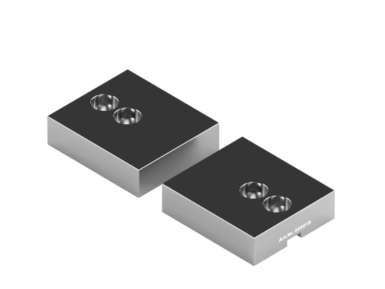 Image de Set Aufsatzbacke Stahl 70mm